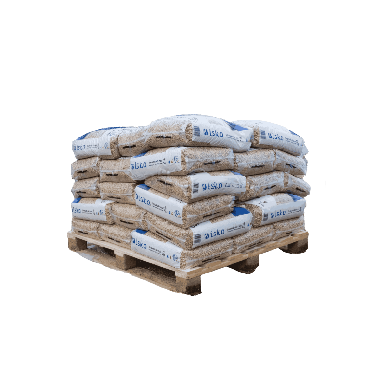 39 Demi-palette de granulés de bois ISKO - 35 sacs – Image 1