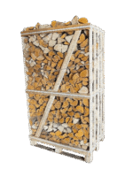 Bois de chauffage d'aulne séché au four, 1,8 m3, 800 kg